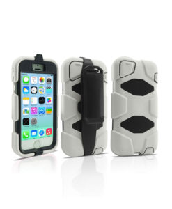 Military Series Case iPhone 5-5s Blanc