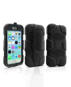 Military Series Case iPhone 5-5s Noir