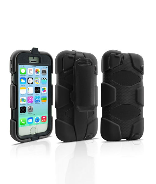 Military Series Case iPhone 5-5s Noir