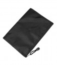 Bulbiform zipper bag black