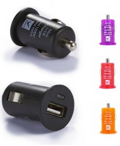 Micro chargeur voiture USB allume-cigare