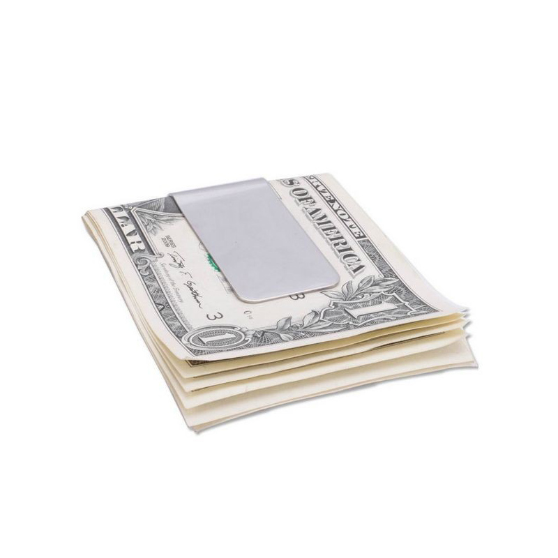 Pince à Billets En Laiton Tête De Mort - Portefeuille Métal Fin - Pour Billets Et Cartes - Cadeau Fête Des Pères