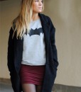 Sweatshirt Bat Heather Grey