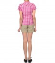 Boulder Kassie Shirt Fuschia Pink Plaid 002