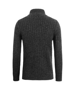 Cardigan zippé Skive Dark Grey 2