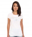 Converse T-shirt Sabina Blanc Femme 01