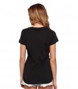 Converse T-shirt Sabina Noir Femme 02