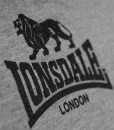 Lonsdale Logo T-Shirt Marl Grey