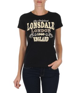 T-Shirt Betsy Black Girly Lonsdale 8