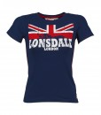 T-Shirt Erykah Navy Girly Lonsdale 1