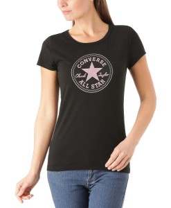 T-shirt Lana Gris Fonce Converse 1