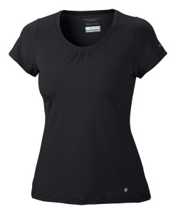 Trail Crush SS Top Hot Noir Femme Columbia 1