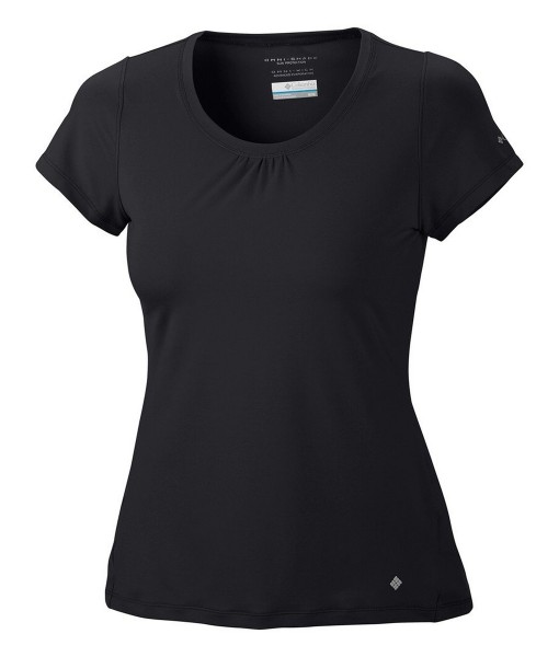 Trail Crush SS Top Hot Noir Femme Columbia 1