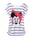 T-shirt Femme Minnie Mouse Black Stripes