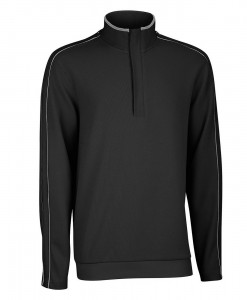 Ashworth French Rib Solid Pullover Noir 01