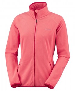 Summit Rush Full Zip Hot Coral