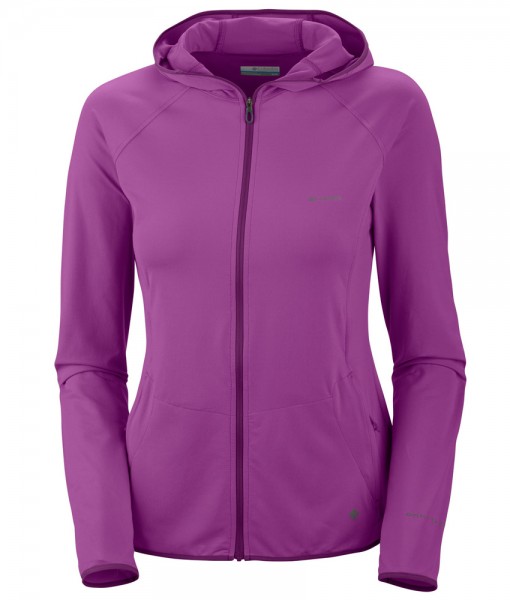 Columbia Trail Crush Hoodie Full Zip Razzle Femme 01