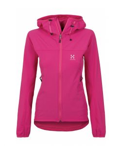 Haglöfs Boa Q Hood Softshell Cosmic Pink