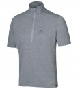 Haglöfs Ridge SS Zip Tee Concrete H