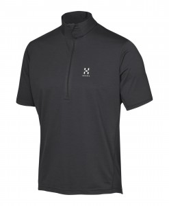 Haglöfs Ridge SS Zip Tee True Black H