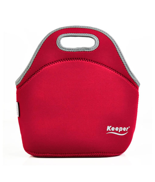 Keeper Mini Insulated Neoprene Lunch Bag Red