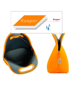 Keeper Mini Insulated Neoprene Lunch Bag Orange