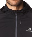 Salomon Fast Wing Hoodie Black Homme 01