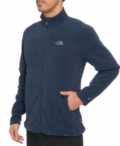 The North Face 100 Glacier Full Zip Fleece Cosmic Blue