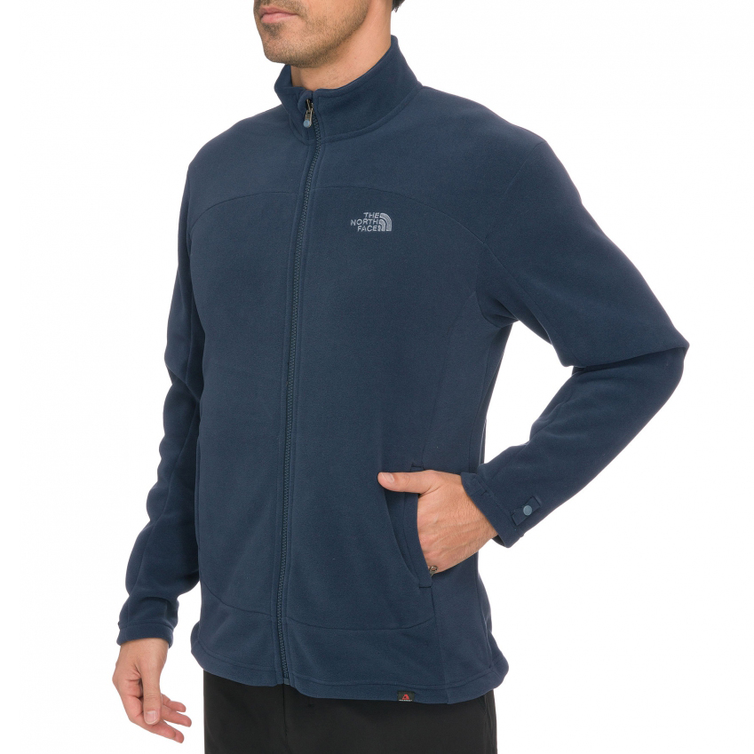 north face 100 glacier full zip