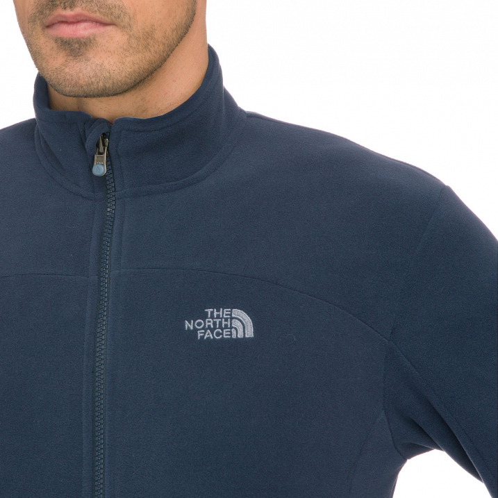 The North Face 100 Glacier Full Zip Fleece Cosmic Blue