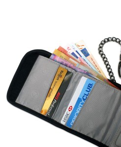 Walletsafe™ 100 anti-theft tri-fold travel wallet