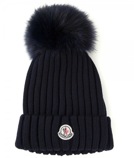 Moncler Navy Beanie 01