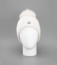 Moncler White Beanie 01