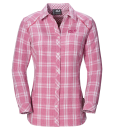 Jack Wolfskin Harrison Shirt Smoke Pink Passion Checks W