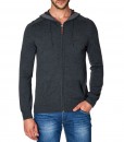 Paul Stragas Jersey Hooded Cardigan PU-232-139-01