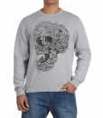 Sweatshirt Eye Animal Gris 01