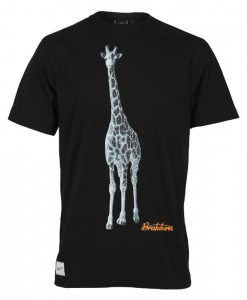 Brakeburn Giraffe Tee Black 01