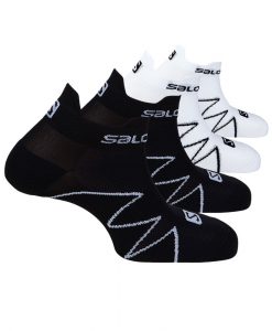 Chaussettes Salomon XA SONIC Black-White S01