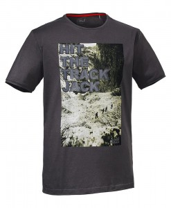 Jack Wolfskin T-shirt Track Dark Steel 2