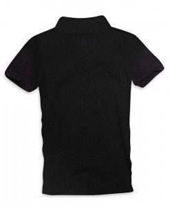 Paul Stragas Polo piqué Number 82 Black 01