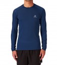 Salomon Trail Runner LS Tee M Midnight Blue 02