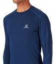 Salomon Trail Runner LS Tee M Midnight Blue 04