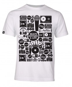 T-Shirt Beats Rhymes and Life AnyForty