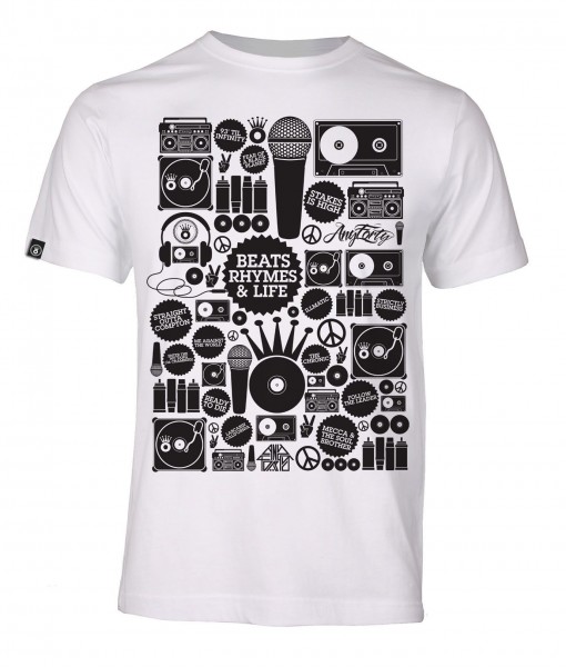 T-Shirt Beats Rhymes and Life AnyForty