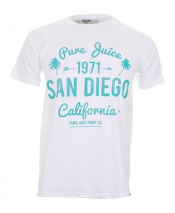 T-Shirt Pure Juice San Diego White