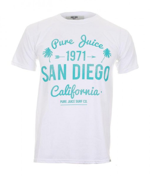 T-Shirt Pure Juice San Diego White