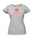 T-shirt Pyua Logo T-Y Grey Femme 01