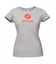T-shirt Pyua Logo T-Y Grey Femme 01