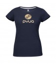 T-shirt Pyua Logo T-Y Navy Blue Gold 01