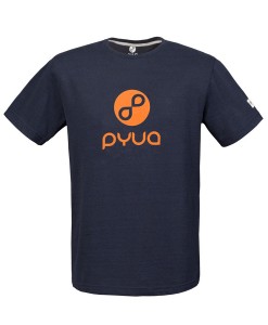 T-shirt Pyua Loop T-Y Navy Blue Orange 01